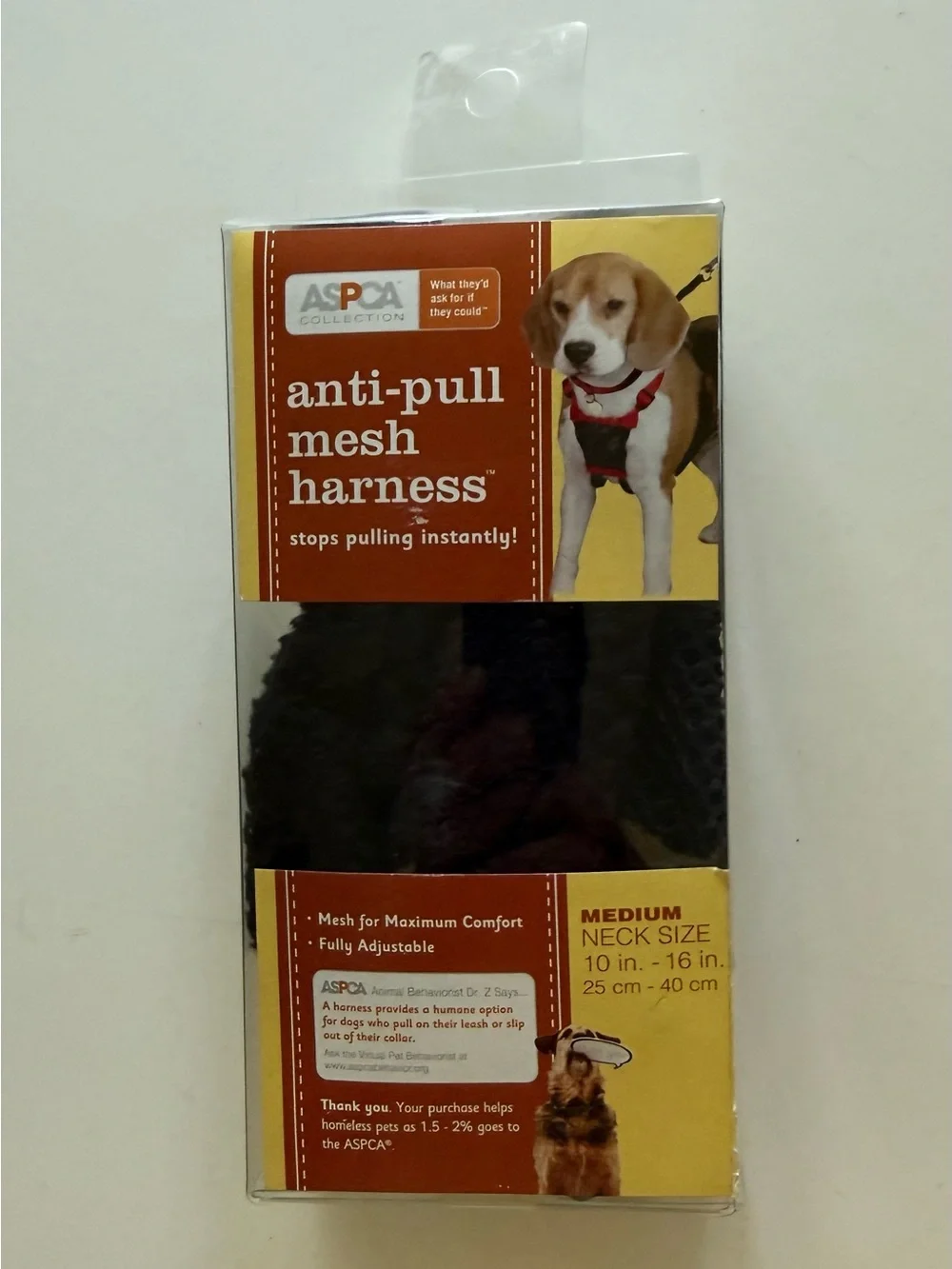 ASPCA anti-pull mesh harness